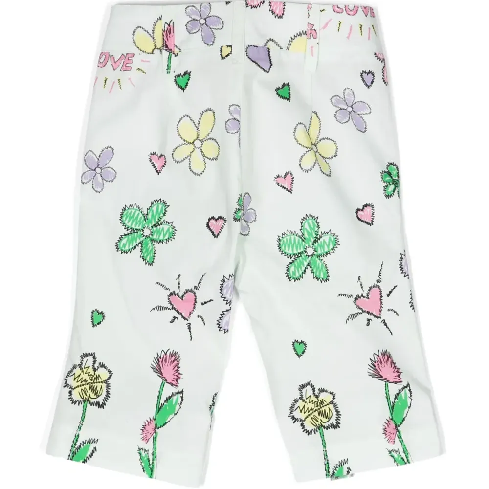 Брюки с цветочным принтом