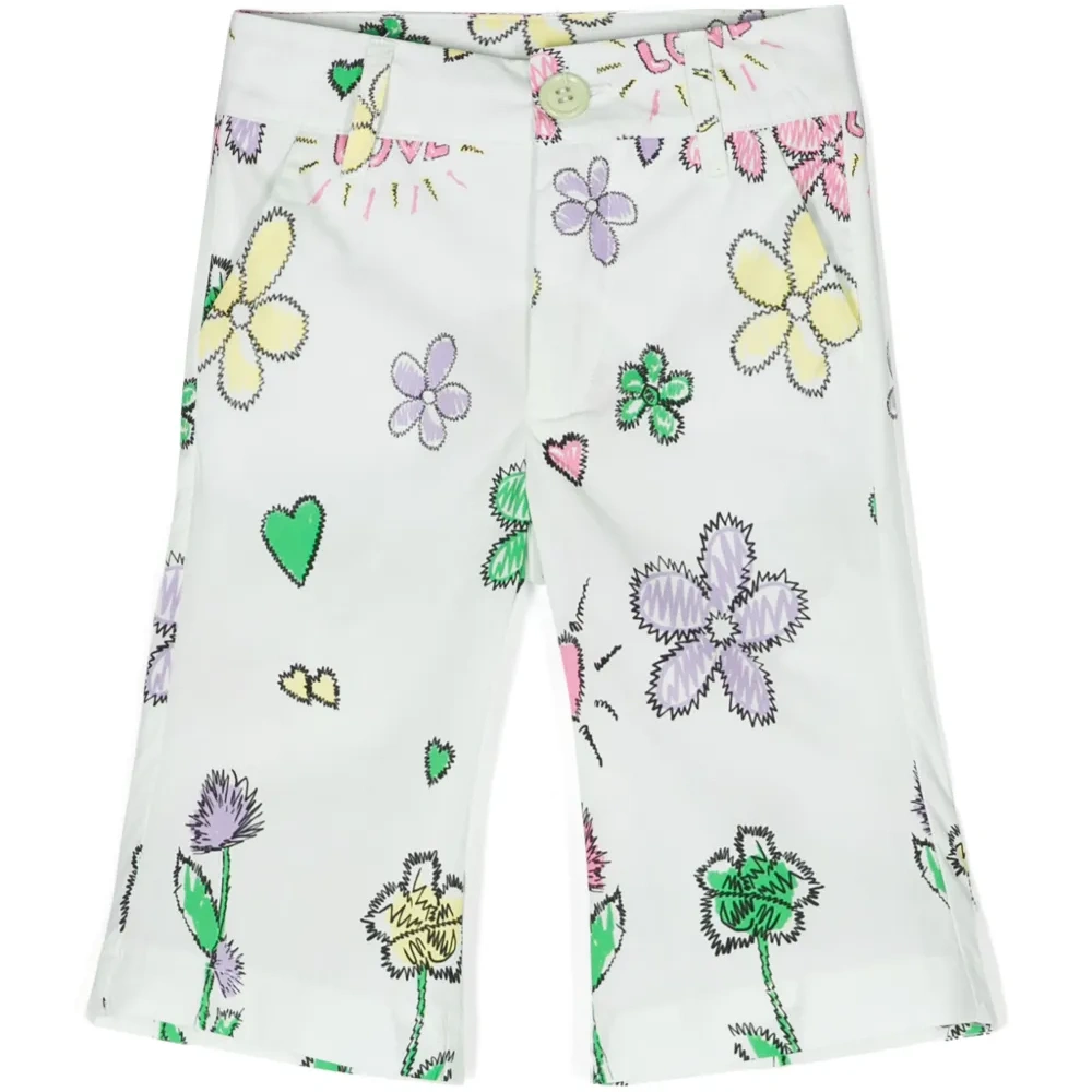 Брюки с цветочным принтом