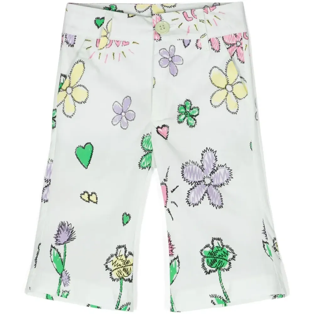 Брюки с цветочным принтом