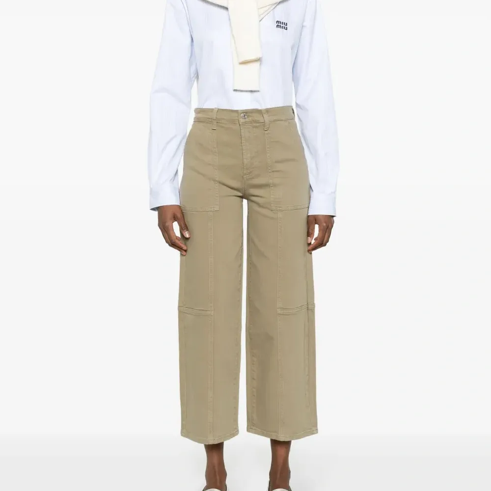 Укороченные джинсы Getty средней посадки