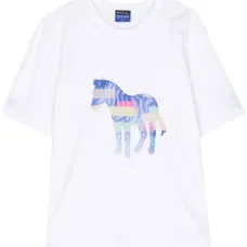 Футболка с зебровым принтом