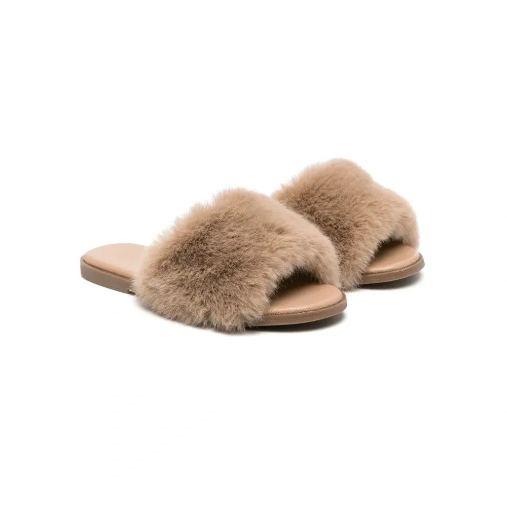 Слиперы Rosalie с искусственным мехом