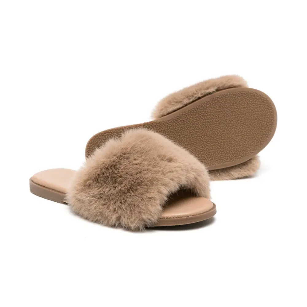 Слиперы Rosalie с искусственным мехом
