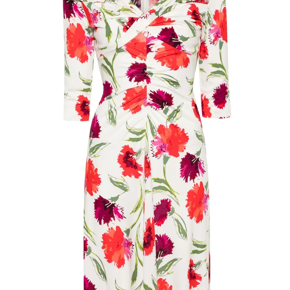 Платье миди Jim с цветочным принтом