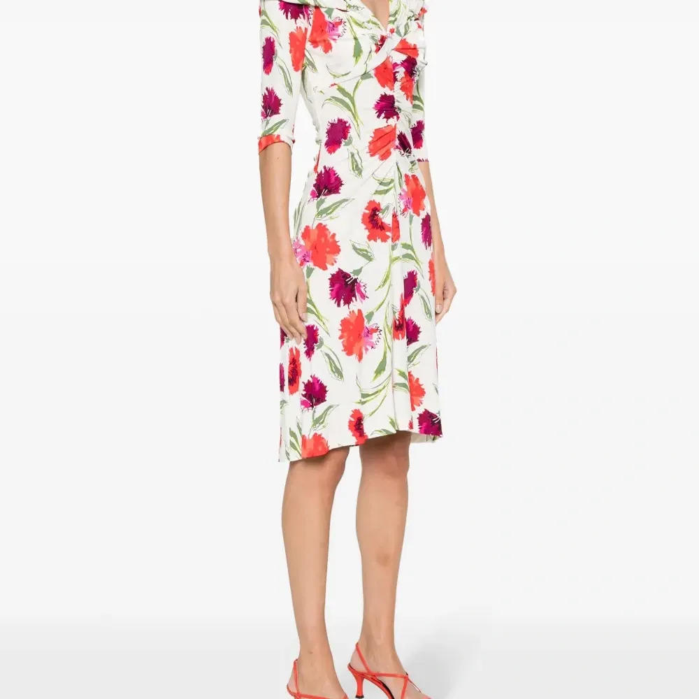 Платье миди Jim с цветочным принтом