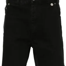 Джинсовые шорты с бахромой