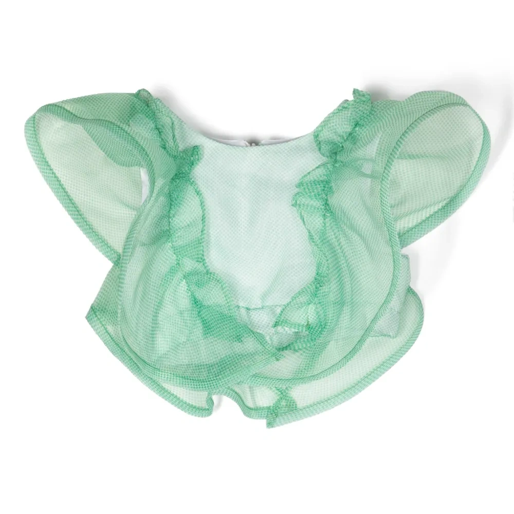 Укороченная блузка в клетку