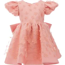 Платье Moneta с цветочной аппликацией