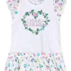 Платье с логотипом из страз