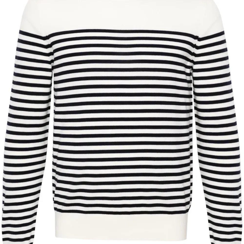 Джемпер из смесовой шерсти в полоску