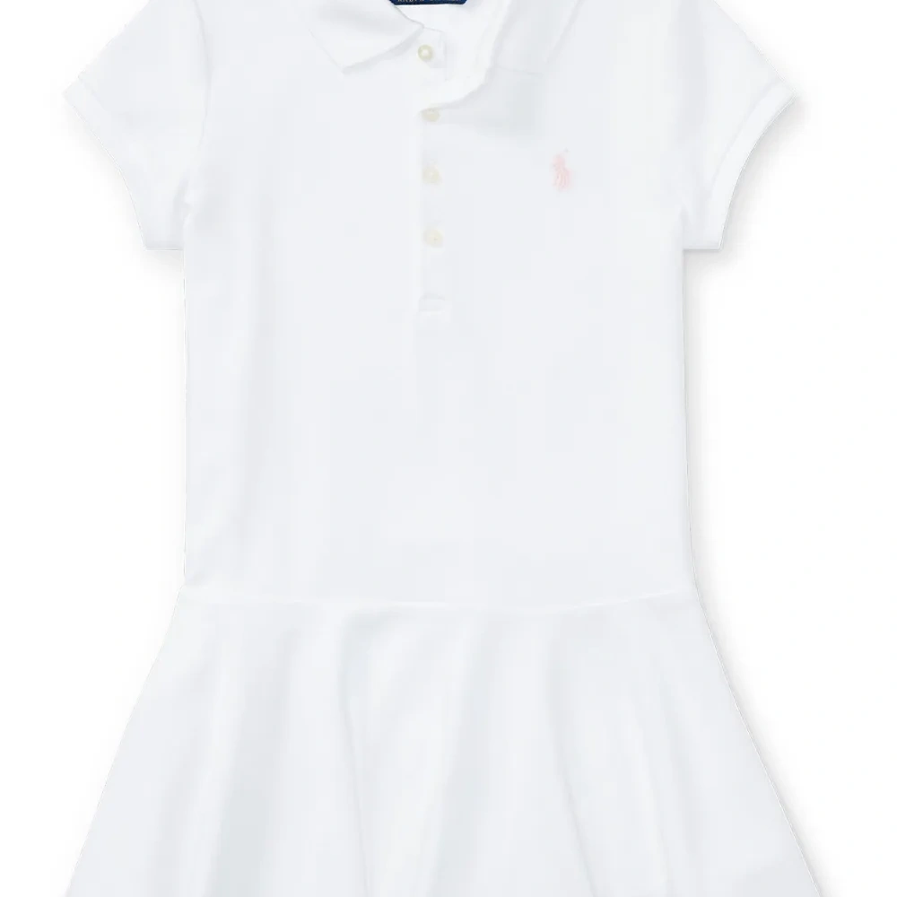 Платье с воротником поло