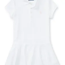 Платье с воротником поло