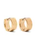 Маленькие серьги-кольца T Monogram