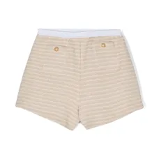 Трикотажные шорты в полоску