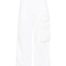 Брюки карго с жатым эффектом