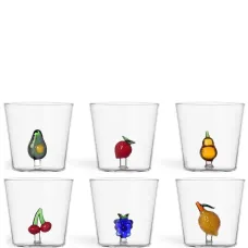 Набор Fruits and Flowers из шести стеклянных стаканов Набор Fruits and Flowers из шести стеклянных стаканов