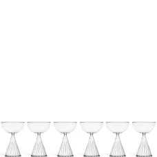 Набор Tutu из шести бокалов для шампанского Набор Tutu из шести бокалов для шампанского