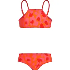 Бикини с квадратным вырезом и абстрактным принтом