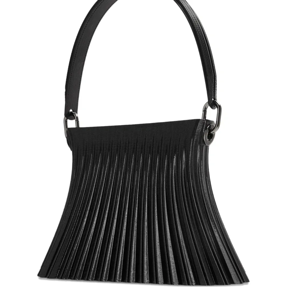 Плиссированная сумка на плечо