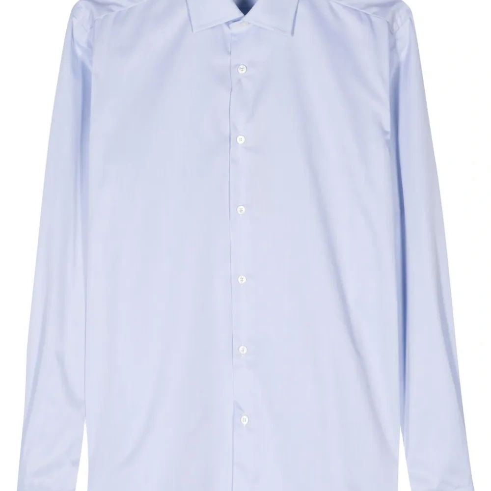 Рубашка с отложным воротником