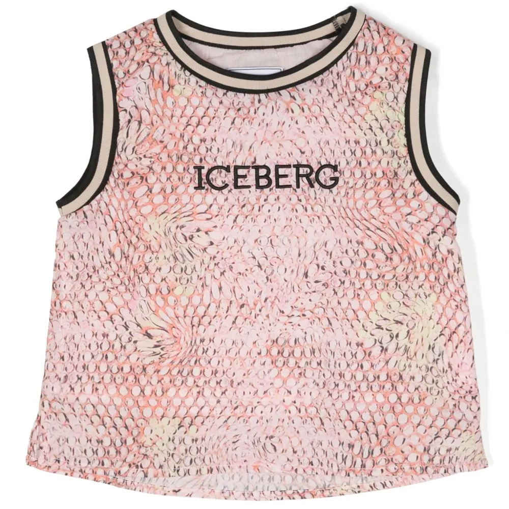 Топ со змеиным принтом