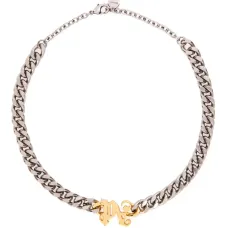 Колье с монограммой PA