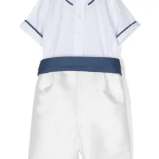 Ромпер с контрастной окантовкой