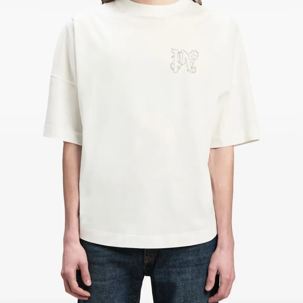 Футболка с вышитой монограммой PA