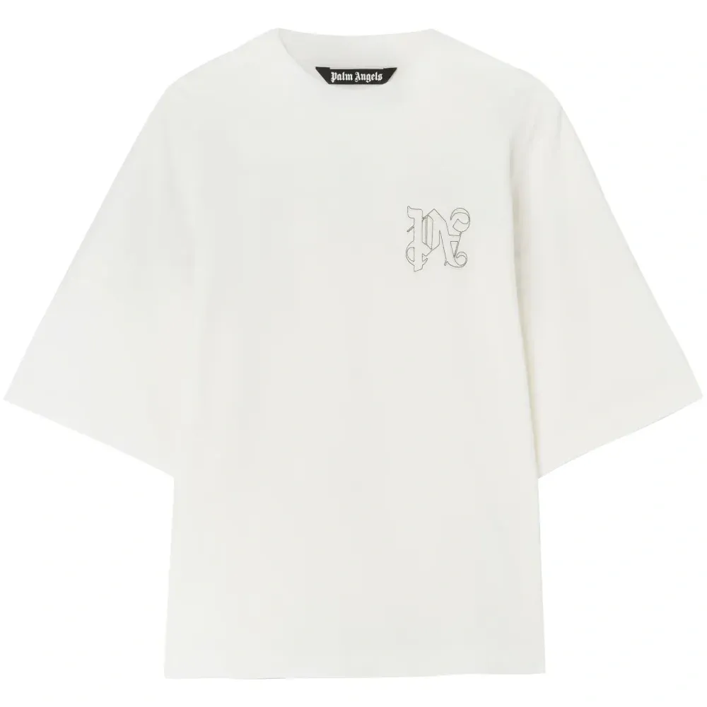 Футболка с вышитой монограммой PA