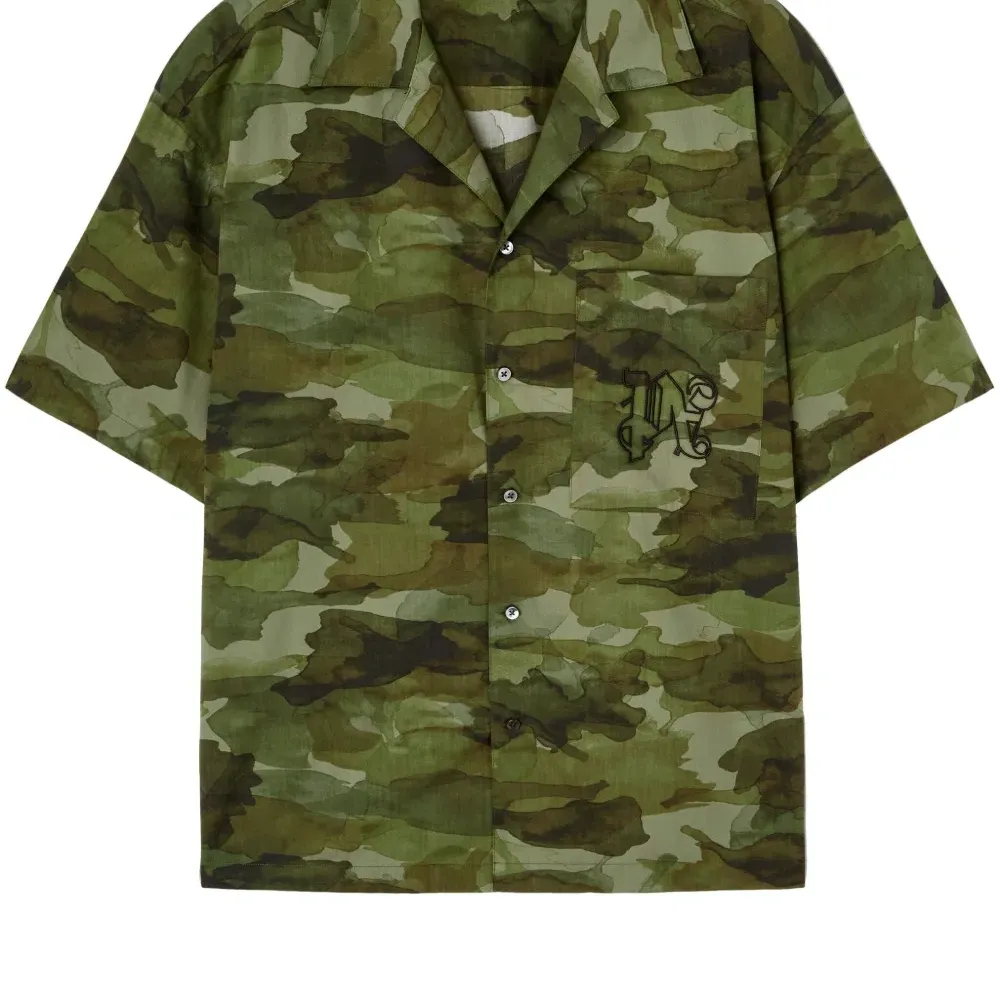 Рубашка с камуфляжным принтом