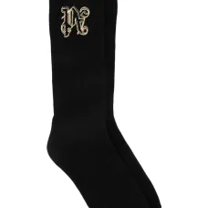 Носки в рубчик с вышитым логотипом Носки в рубчик с вышитым логотипом