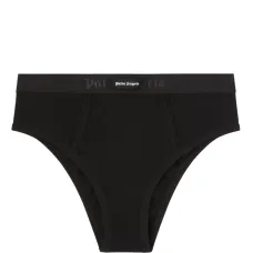 Трусы-брифы с завышенной талией и логотипом Трусы-брифы с завышенной талией и логотипом