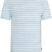 Полосатая футболка из смесового льна