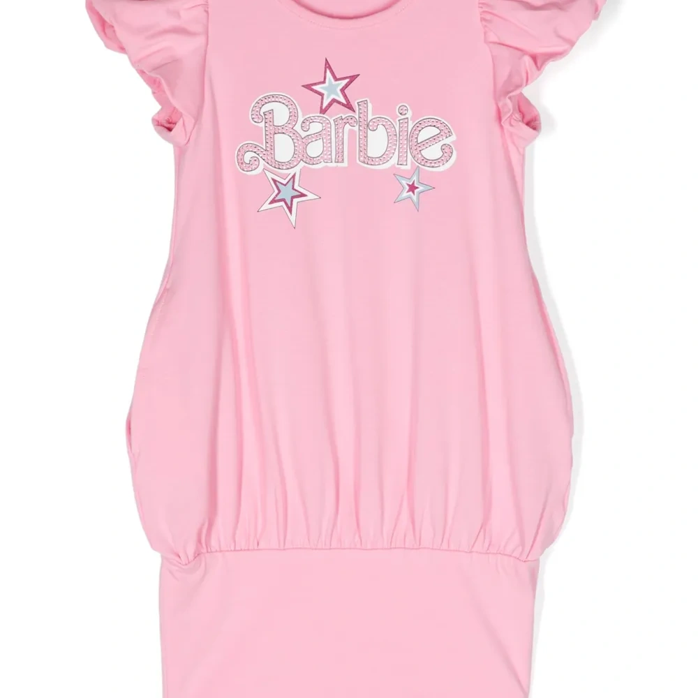 Платье из джерси из коллаборации с Barbie