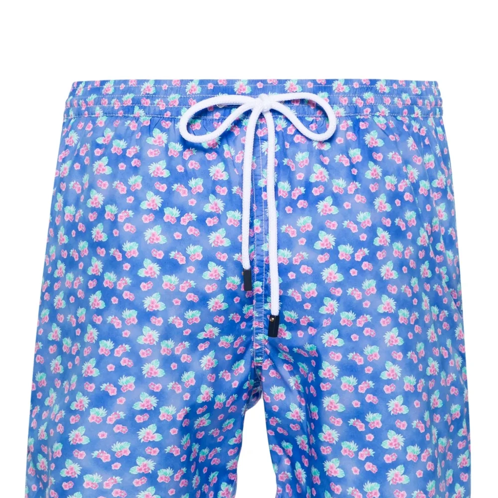 Плавки-шорты с цветочным принтом