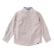 Клетчатая рубашка с длинными рукавами