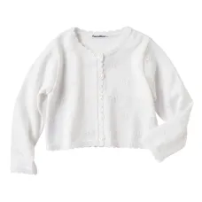 Вязаный кардиган с фестонами Вязаный кардиган с фестонами