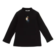 Джемпер с высоким воротником и вышивкой