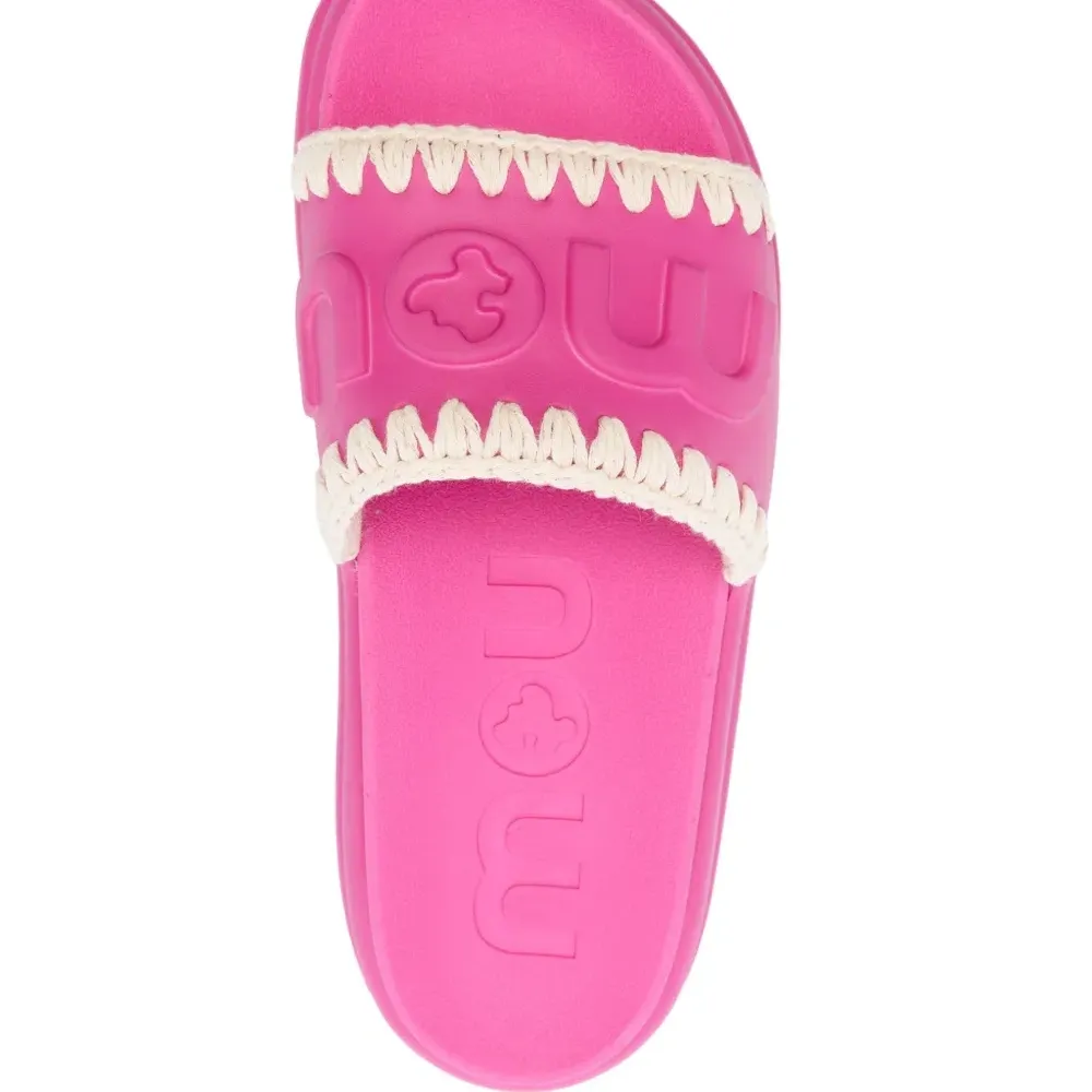 Шлепанцы Eva с тисненым логотипом