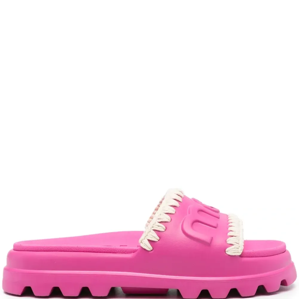 Шлепанцы Eva с тисненым логотипом