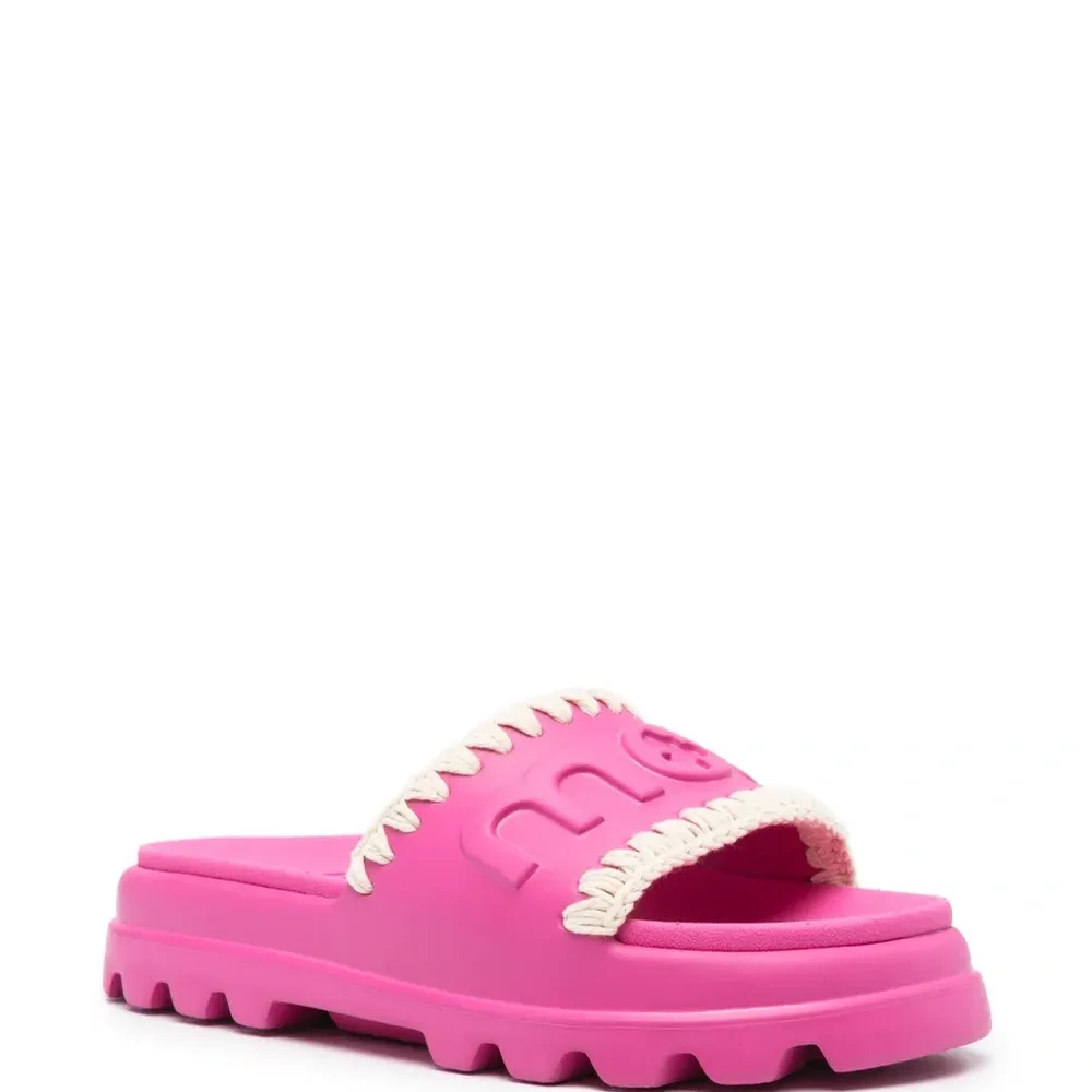 Шлепанцы Eva с тисненым логотипом