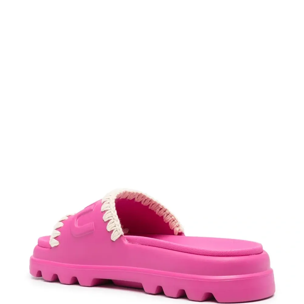 Шлепанцы Eva с тисненым логотипом