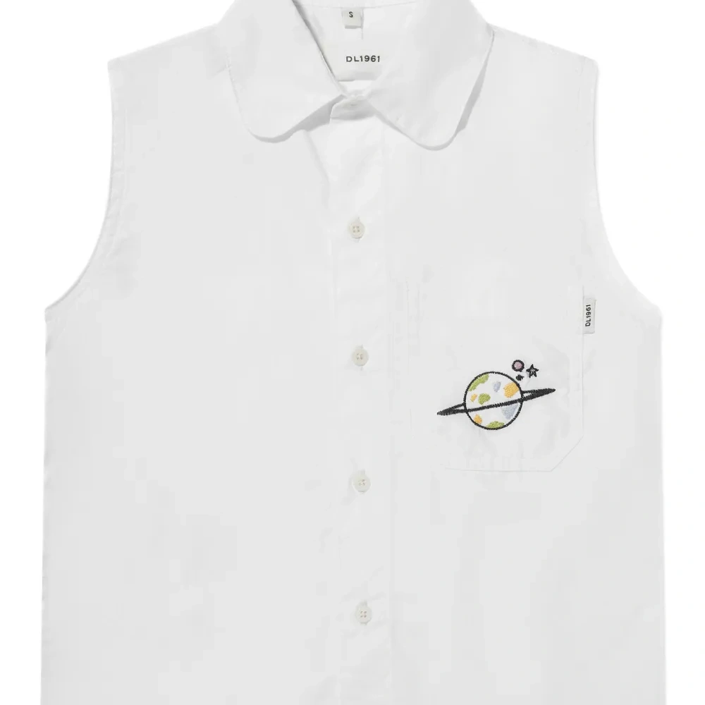 Топ с вышивкой