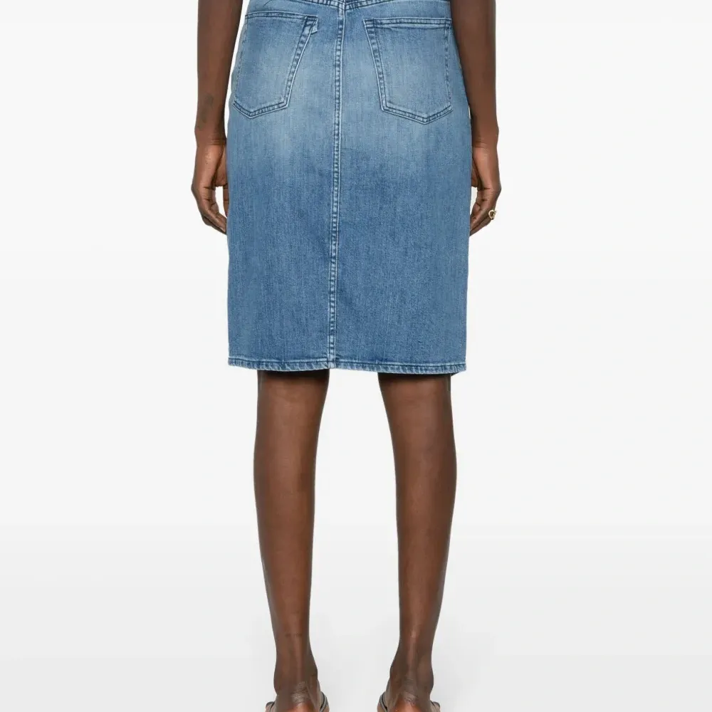 Джинсовая юбка миди Elizabella