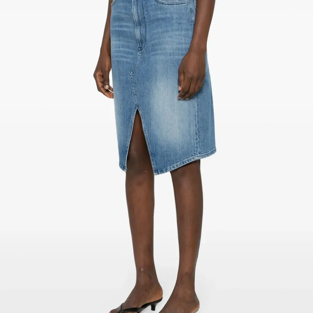 Джинсовая юбка миди Elizabella