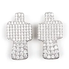 Серьги-клипсы Crossroads