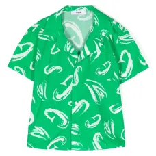 Поплиновая рубашка с логотипом Поплиновая рубашка с логотипом