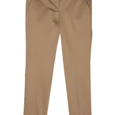 Зауженные брюки средней посадки