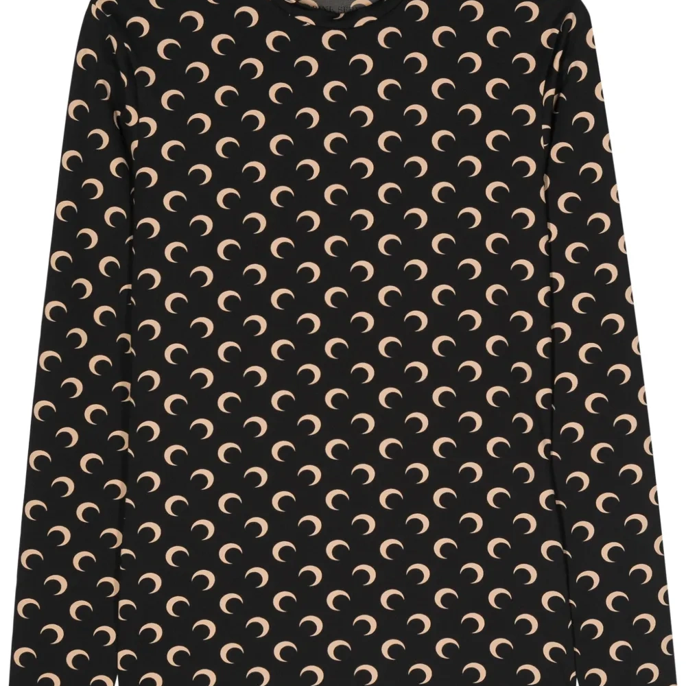 Топ из джерси с принтом