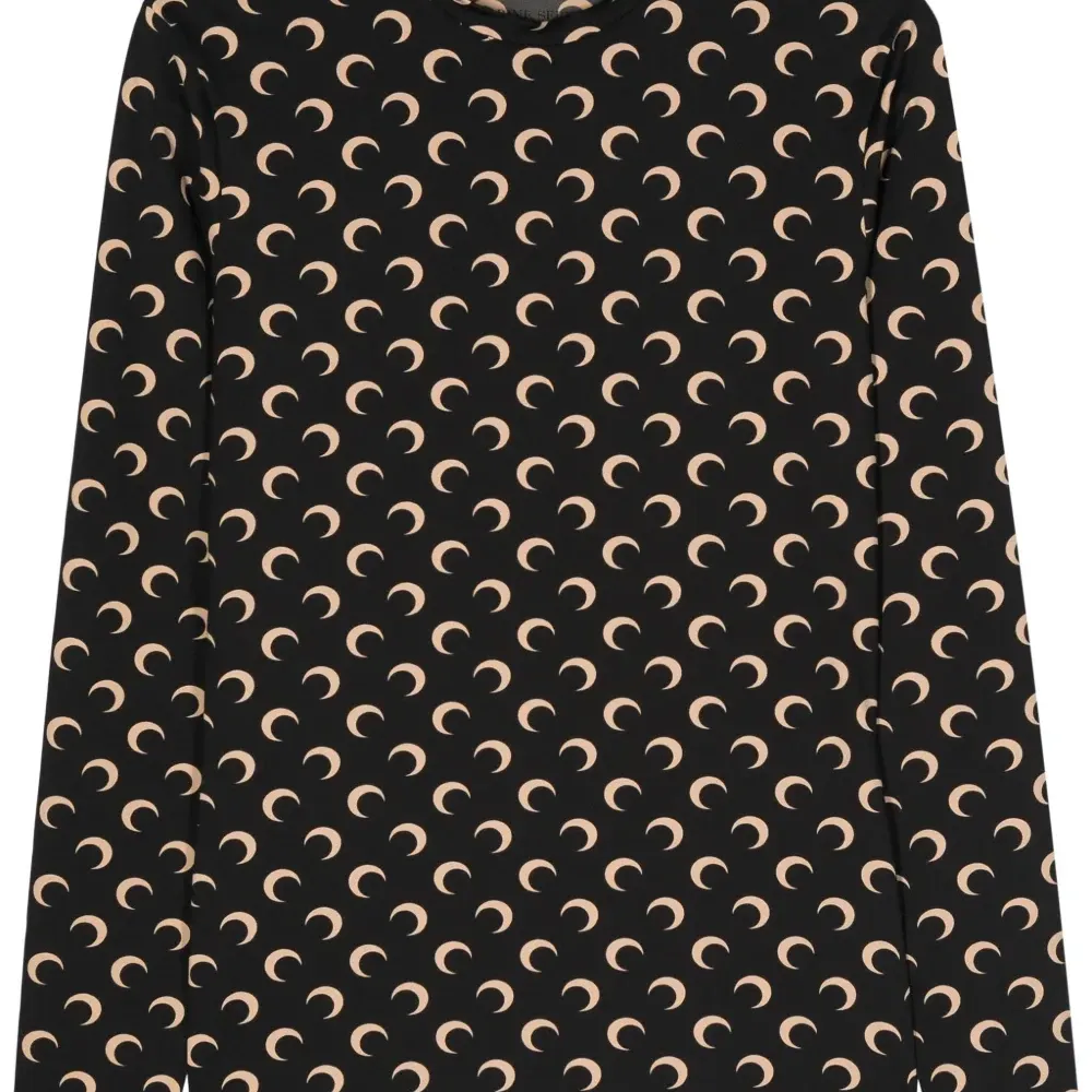 Топ из джерси с принтом